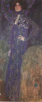 Gustav Klimt Portrait of Emilie Floge (mk20)